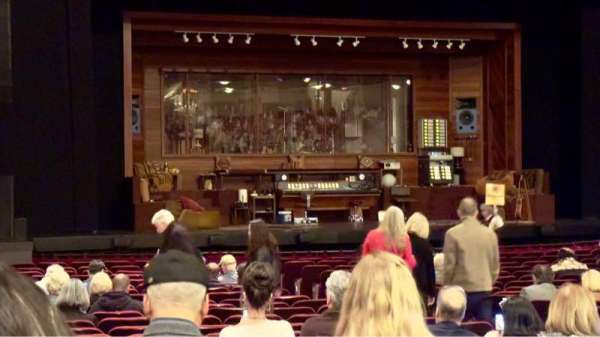 Hollywood Pantages Theatre, section: Orchestra LC, row: Y, seat: 307