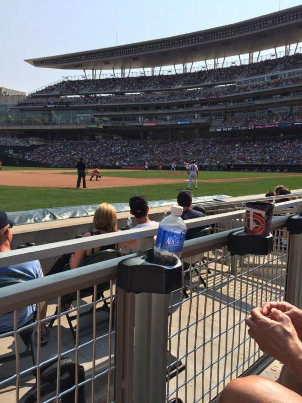 Target Field, section: 16, row: 4, seat: 9