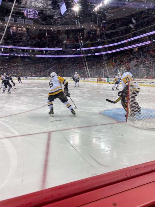 Prudential Center, section: 13, row: GL1, seat: 7