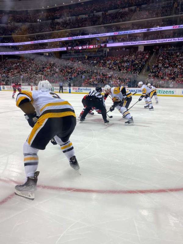 Prudential Center, section: 10, row: 1, seat: 1