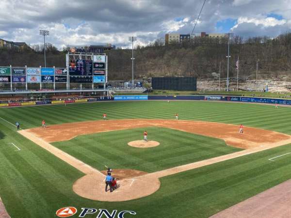 PNC Field, Scranton, section: 205, row: 2, seat: 3