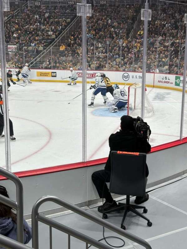 PPG Paints Arena, section: 109, row: F, seat: 10