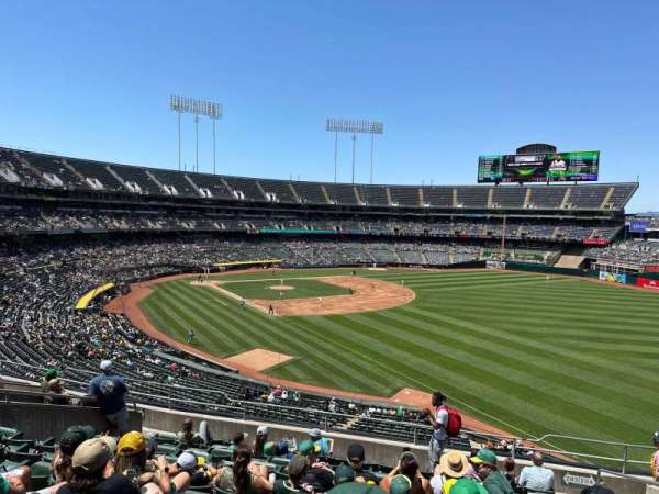 Oakland Coliseum, section: 205, row: 11, seat: 4