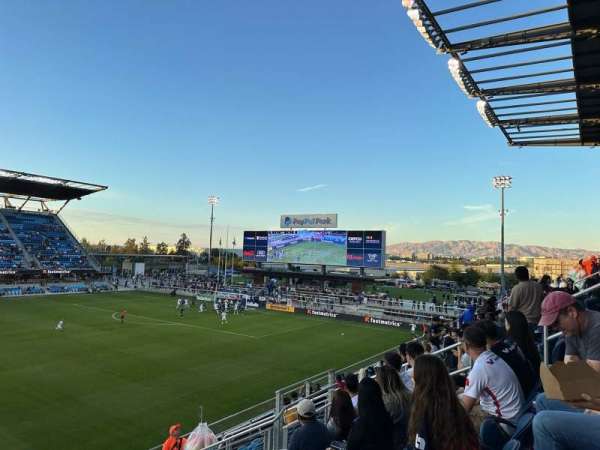 PayPal Park, section: 129, row: 10, seat: 8
