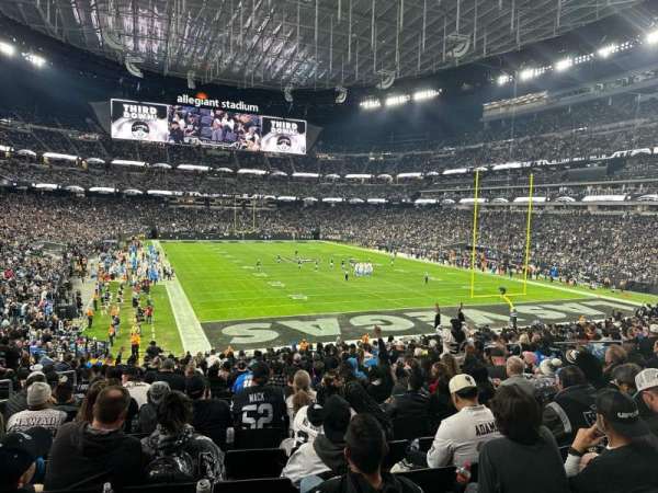 Allegiant Stadium, section: 103, row: 31, seat: 12