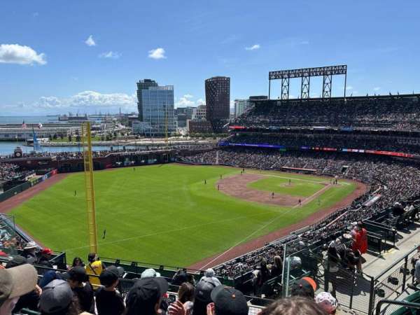 Oracle Park, section: VR333, row: 5, seat: 4