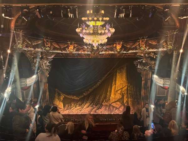 His Majesty's Theatre, London, section: Grand Circle, row: K, seat: 20