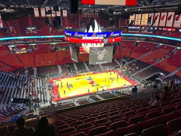Kaseya Center, section: 326, row: 16, seat: 17