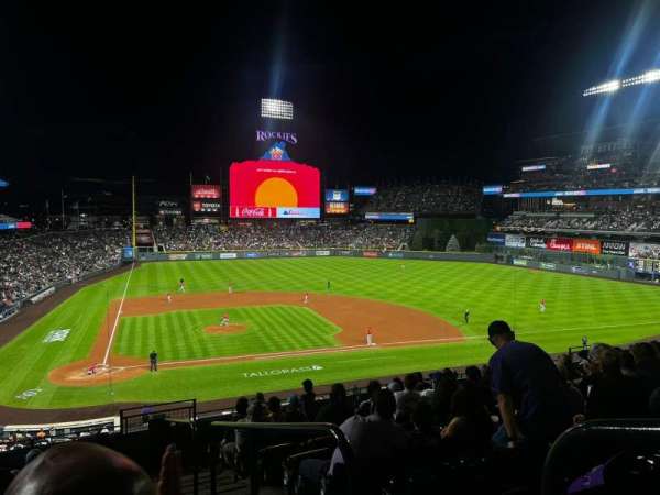 Coors Field, section: 226, row: 10, seat: 1