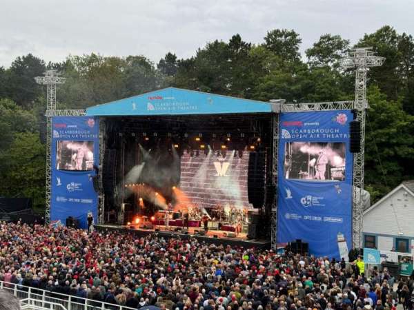 Scarborough Open Air Theatre, section: Orange, row: 25, seat: 28
