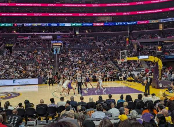 Crypto.com Arena, section: 110, row: 8, seat: 20