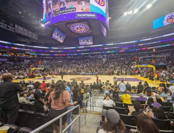 Crypto.com Arena, section: 110, row: 8, seat: 20