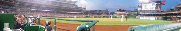 Nationals Park, section: 130, row: 2, seat: 1