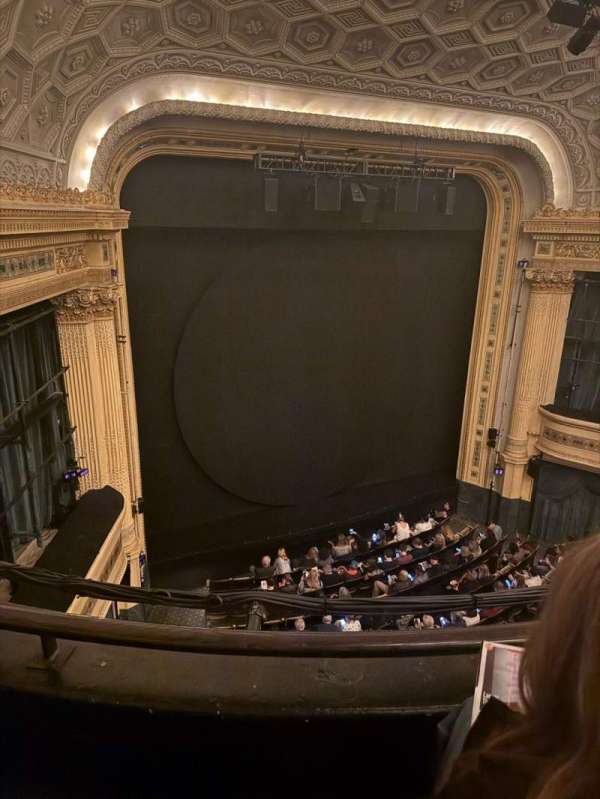 Hudson Theatre, section: Balcony L, row: B, seat: 9