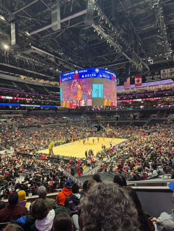 Crypto.com Arena, section: 205, row: 6, seat: 4