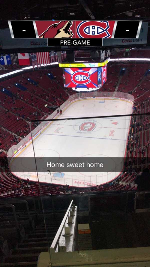 Centre Bell, section: 309, row: J, seat: 1