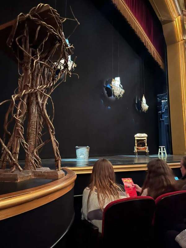 St. James Theatre, section: Orchestra L, row: B, seat: 9