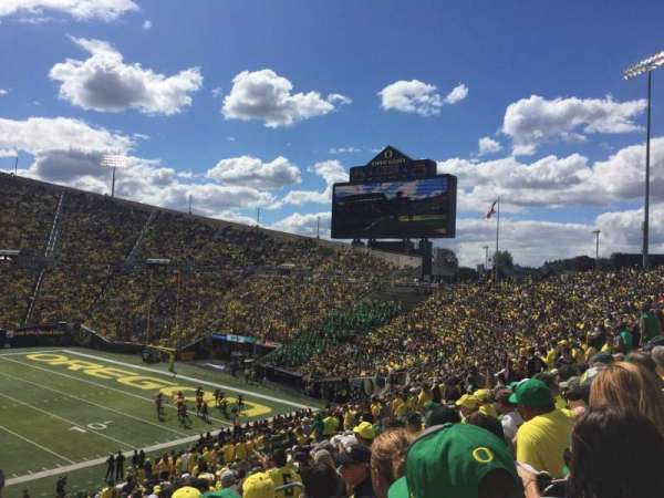 Autzen Stadium, section: 10, row: 41