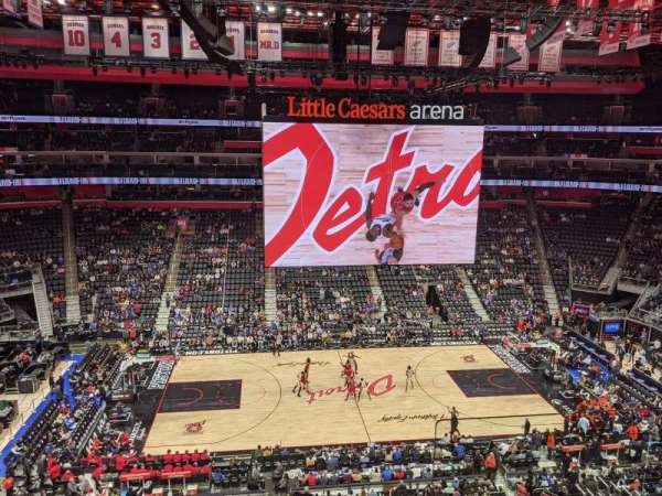 Little Caesars Arena, section: M29, row: 3, seat: 2