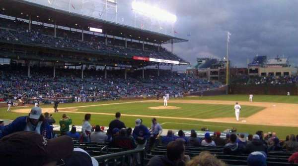 Wrigley Field, section: 129, row: 1, seat: 2