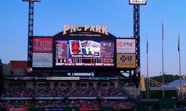 PNC Park, section: 112, row: E