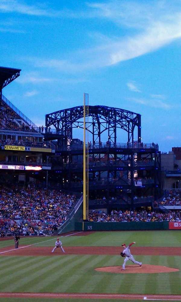 PNC Park, section: 112, row: E