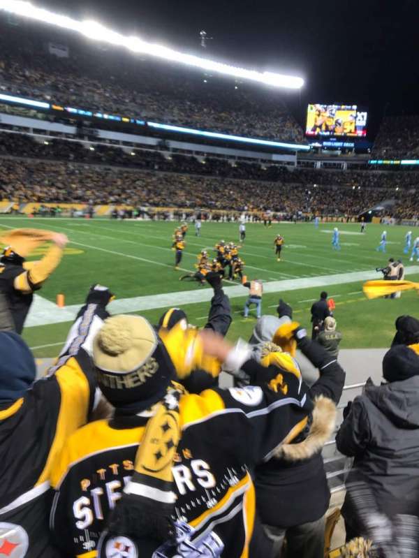 Acrisure Stadium, section: 102, row: D, seat: 11