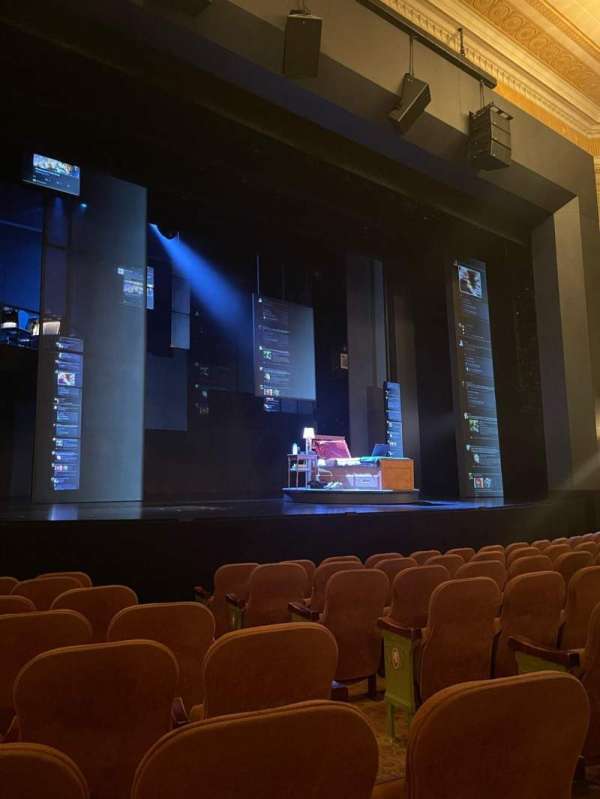 Music Box Theatre, section: Orchestra L, row: H, seat: 7