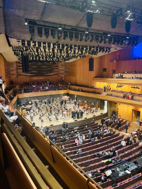 David Geffen Hall, section: Second Tier Front Side L, row: B, seat: 61