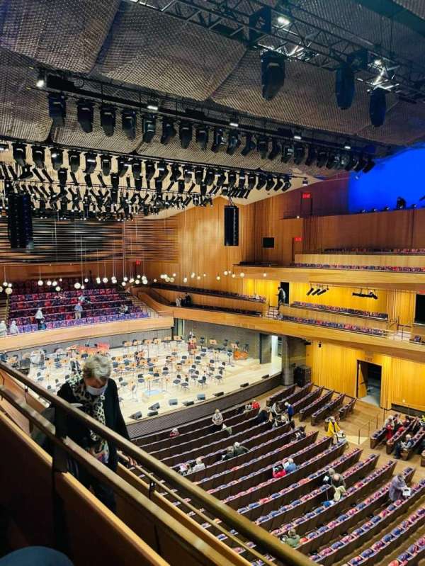 David Geffen Hall, section: Second Tier Rear Side L, row: B, seat: 55