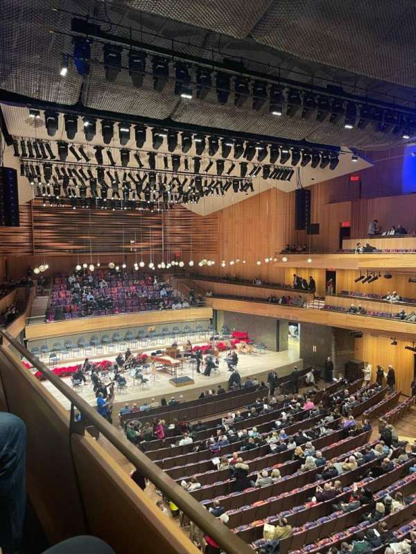 David Geffen Hall, section: Second Tier Rear Side L, row: A, seat: 77