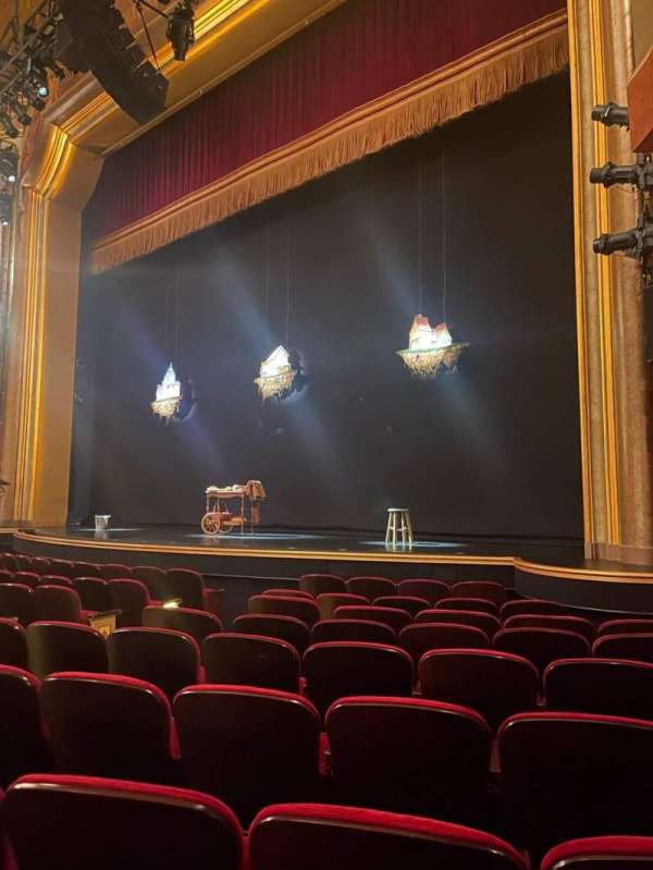 St. James Theatre, section: Orchestra R, row: H, seat: 18