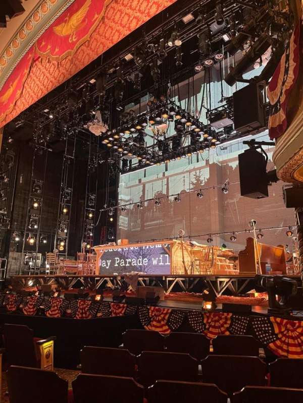 Bernard B. Jacobs Theatre, section: Orchestra R, row: F, seat: 10