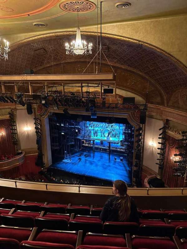 St. James Theatre, section: Balcony R, row: E, seat: 18