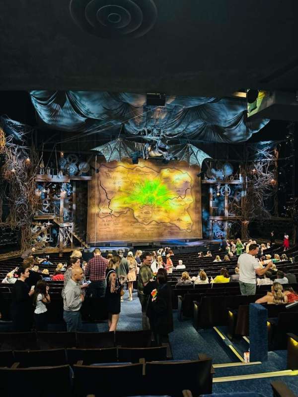 Gershwin Theatre, section: Orchestra L, row: V, seat: 5