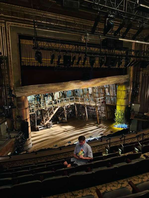 Nederlander Theatre, section: Mezzanine L, row: H, seat: 15