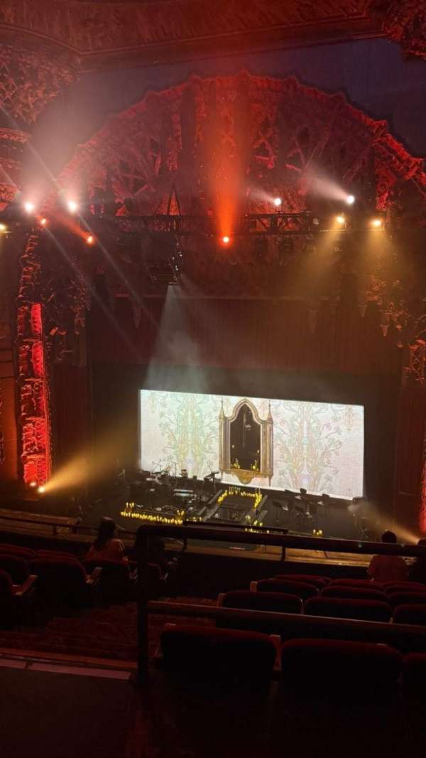 The United theater on Broadway, section: F, row: 1, seat: 112