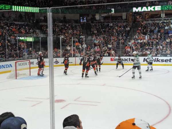 Honda Center, section: 210, row: d, seat: 6