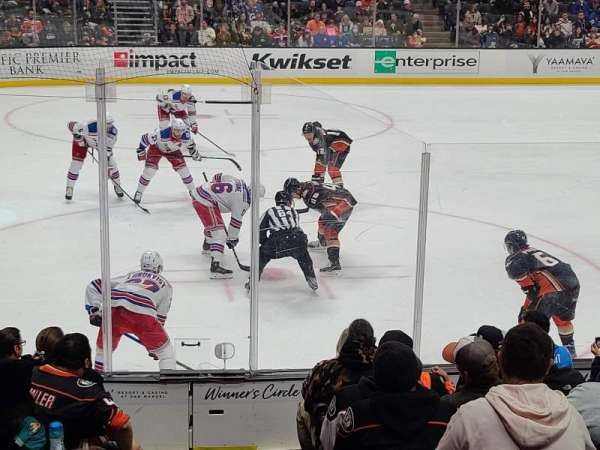 Honda Center, section: 211, row: L, seat: 1