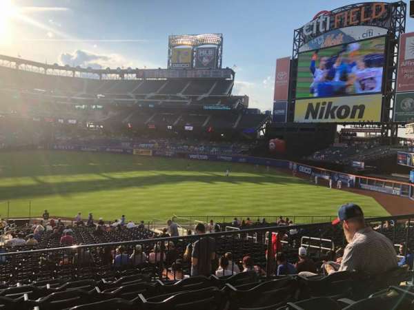 Citi Field, section: 110, row: 18, seat: 4