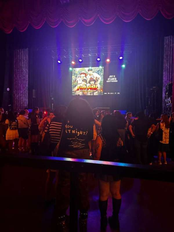 Variety Playhouse, section: Seated, row: 1, seat: 2