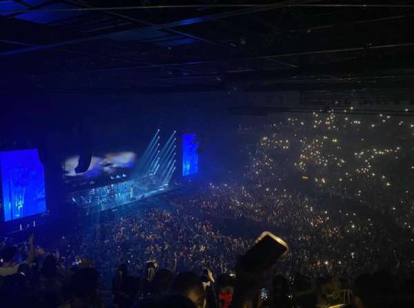 Vorst Nationaal, section: 222, row: 8, seat: 4