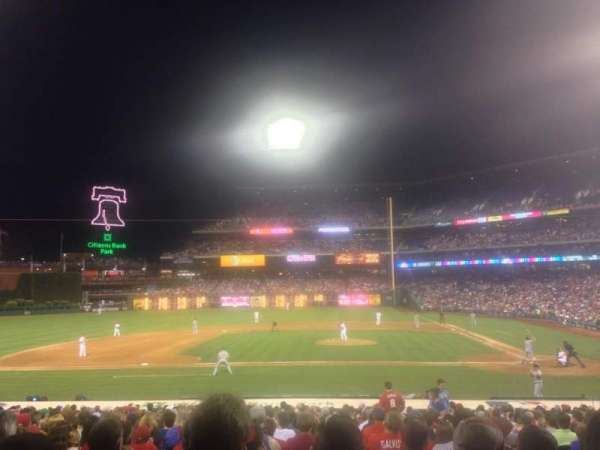 Citizens Bank Park, section: 130, row: 24, seat: 4