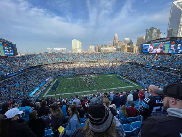 Bank of America Stadium, section: 543, row: 30, seat: 10