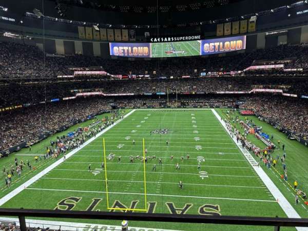 Caesars Superdome, section: 529, row: 2, seat: 19