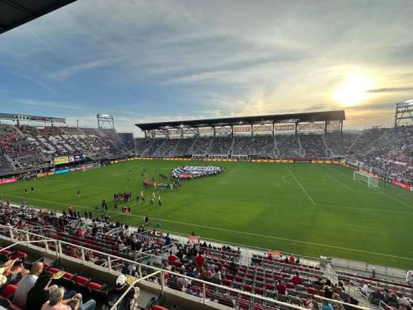 Audi Field, section: 104, row: 1, seat: 18