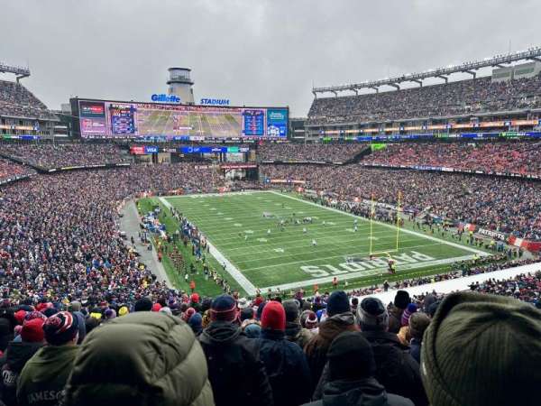 Gillette Stadium, section: 223, row: 24, seat: 10