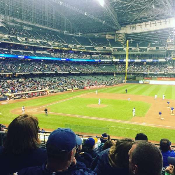 American Family Field, section: 212, row: 8, seat: 3