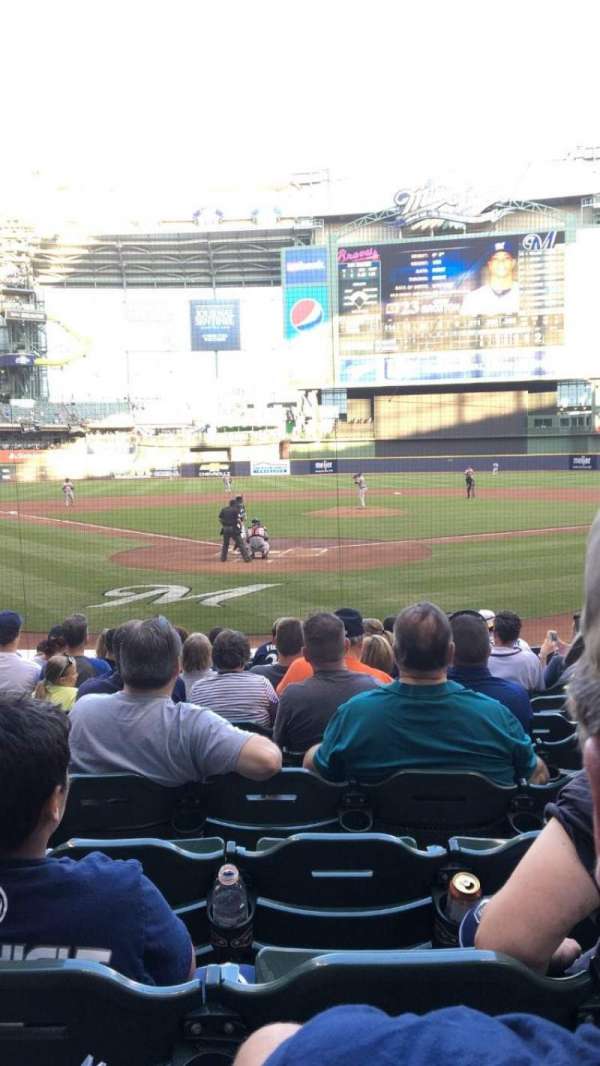 American Family Field, section: 117, row: 12, seat: 13