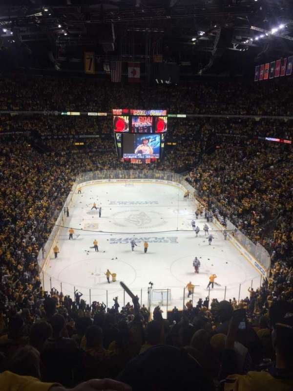 Bridgestone Arena, section: 317, row: K, seat: 10
